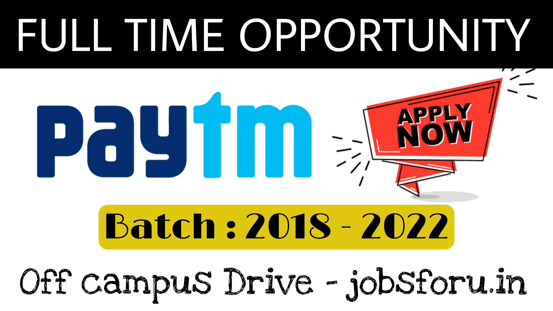 Paytm Off Campus Hiring | For Data Science – Analyst | Apply Now