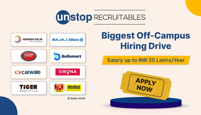 Biggest Offcampus Hiring | upto 12 lakh per yr. | Apply here!
