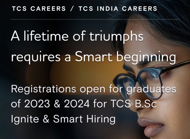 TCS Smart Hiring 2024 – JobsForU.in